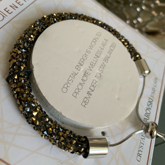 NWT! Crystal Energy Swaroski Bangle - Picture 3 of 3